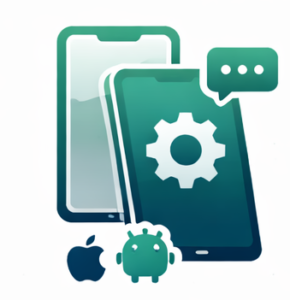 An image of our Services offering Mobile App Development for Android and iOS