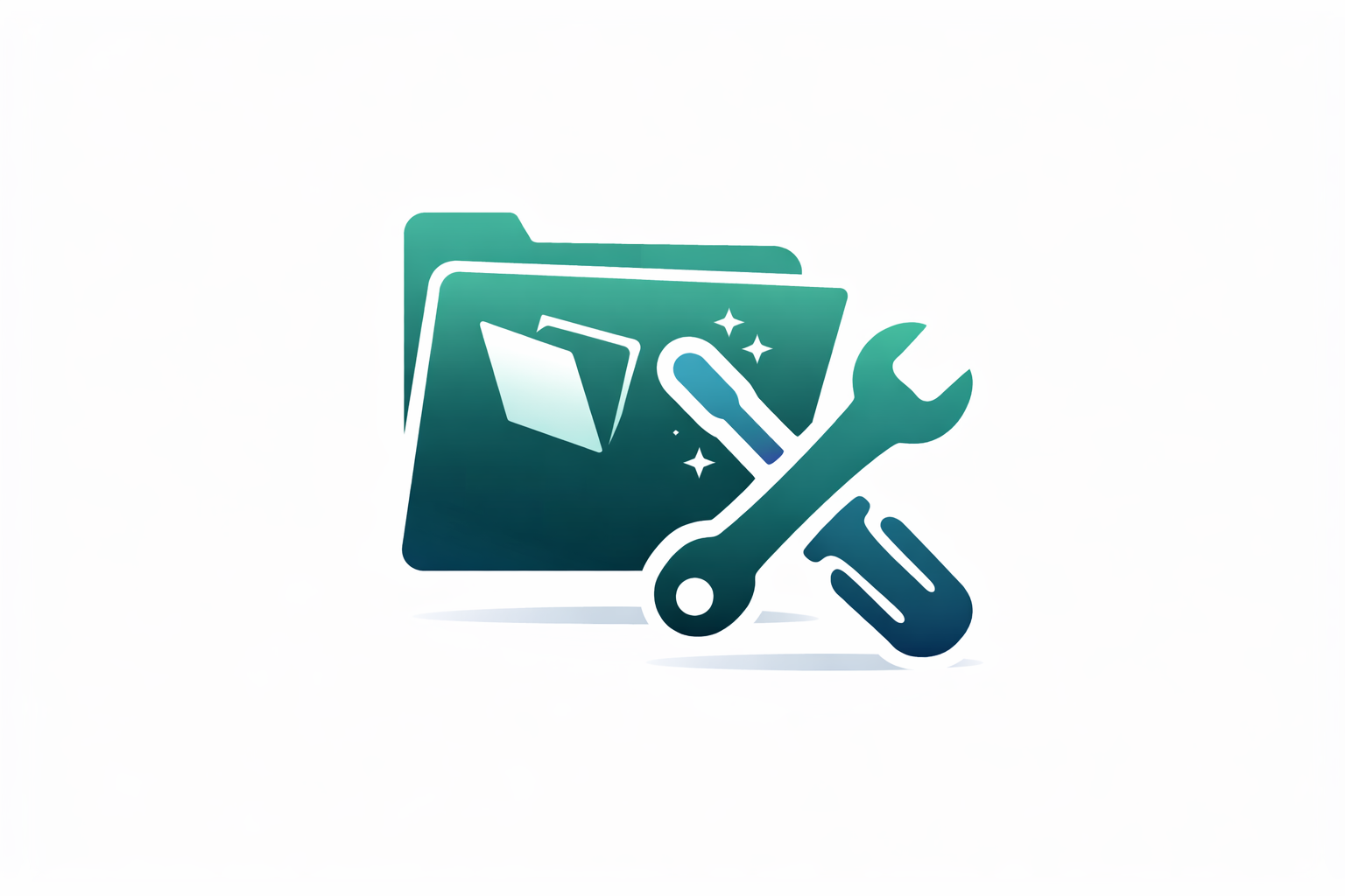 An image of our offered Services of filemaker web support and maintenance - tools over a folder with stars